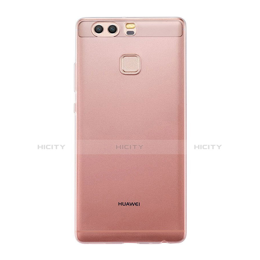 Cover Silicone Trasparente Ultra Slim Morbida per Huawei P9 Plus Oro Rosa