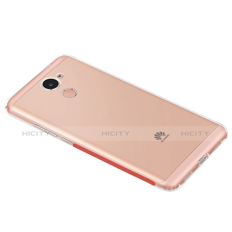 Cover Silicone Trasparente Ultra Slim Morbida per Huawei Y7 Prime Chiaro