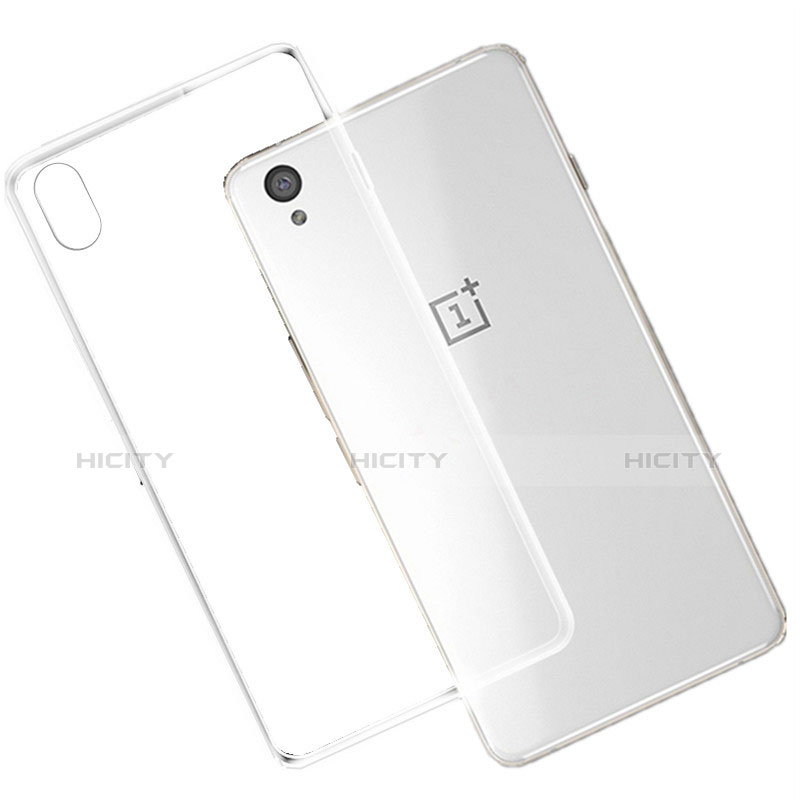 Cover Silicone Trasparente Ultra Slim Morbida per OnePlus X Chiaro