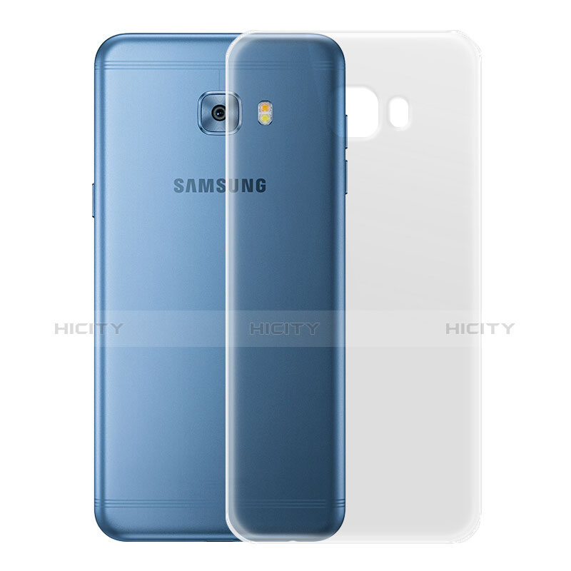 Cover Silicone Trasparente Ultra Slim Morbida per Samsung Galaxy C7 Pro C7010 Chiaro