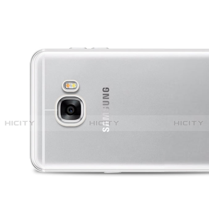 Cover Silicone Trasparente Ultra Slim Morbida per Samsung Galaxy C7 SM-C7000 Chiaro