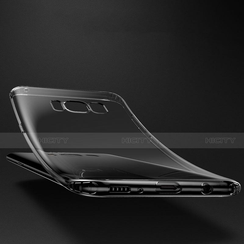 Cover Silicone Trasparente Ultra Slim Morbida per Samsung Galaxy S8 Chiaro