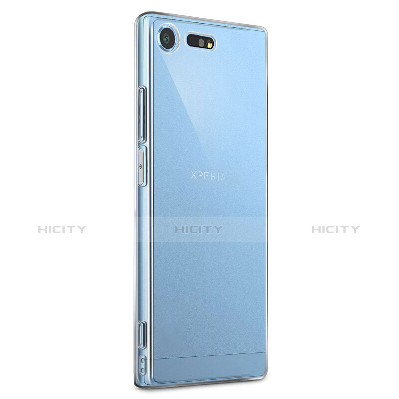 Cover Silicone Trasparente Ultra Slim Morbida per Sony Xperia XZ Premium Chiaro
