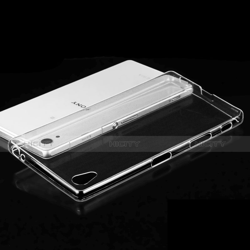 Cover Silicone Trasparente Ultra Slim Morbida per Sony Xperia Z5 Chiaro