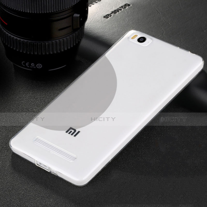 Cover Silicone Trasparente Ultra Slim Morbida per Xiaomi Mi 4C Chiaro