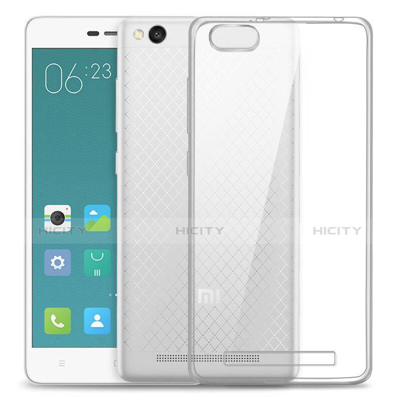Cover Silicone Trasparente Ultra Slim Morbida per Xiaomi Redmi 3 Chiaro