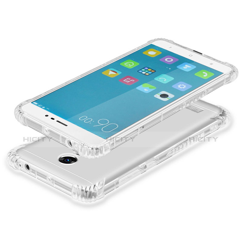 Cover Silicone Trasparente Ultra Slim Morbida per Xiaomi Redmi Note 3 MediaTek Chiaro