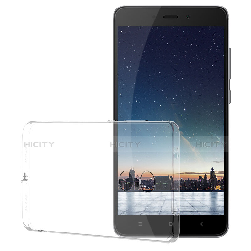 Cover Silicone Trasparente Ultra Slim Morbida per Xiaomi Redmi Note 4X Chiaro