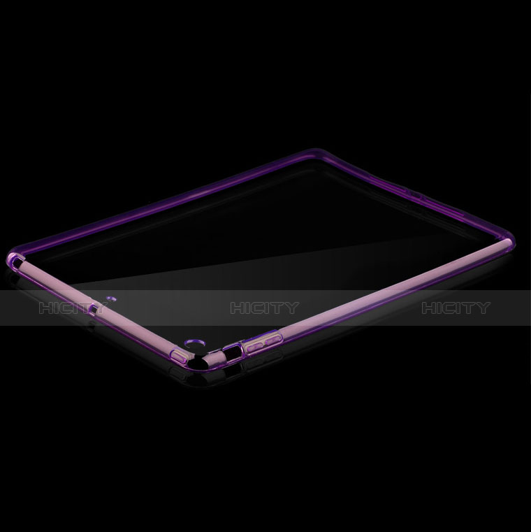 Cover Silicone Trasparente Ultra Slim Morbida Sfumato per Apple iPad Air Viola