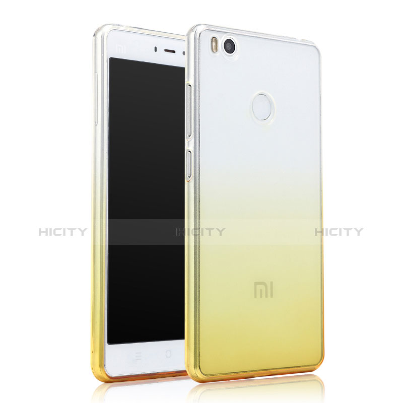 Cover Silicone Trasparente Ultra Slim Morbida Sfumato per Xiaomi Mi 4S Giallo