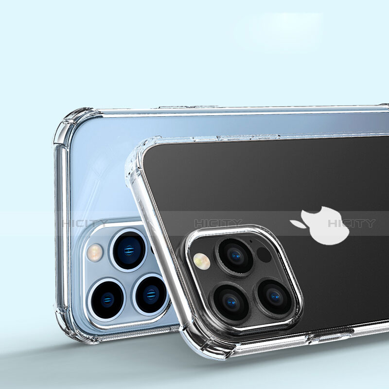 Cover Silicone Trasparente Ultra Sottile Morbida A02 per Apple iPhone 14 Pro Max Chiaro