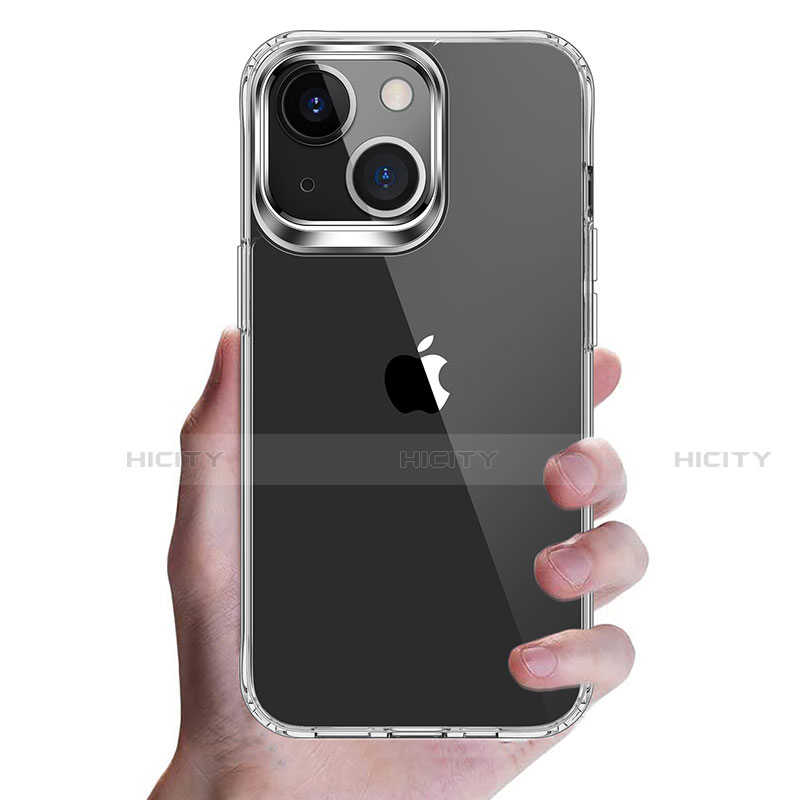 Cover Silicone Trasparente Ultra Sottile Morbida A03 per Apple iPhone 14 Plus Chiaro