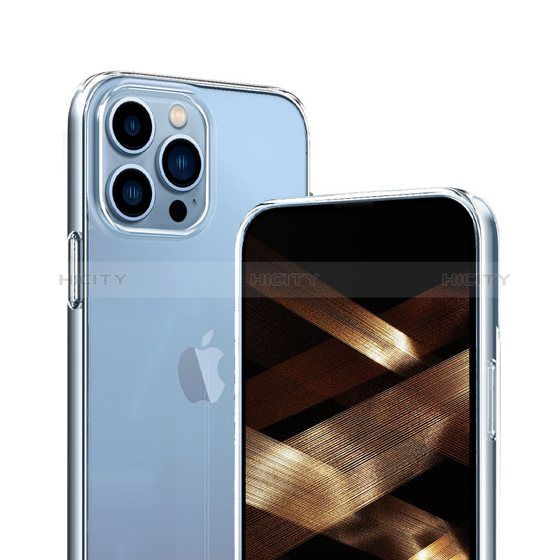 Cover Silicone Trasparente Ultra Sottile Morbida A03 per Apple iPhone 14 Pro Chiaro