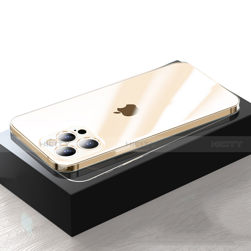 Cover Silicone Trasparente Ultra Sottile Morbida A04 per Apple iPhone 13 Pro Chiaro