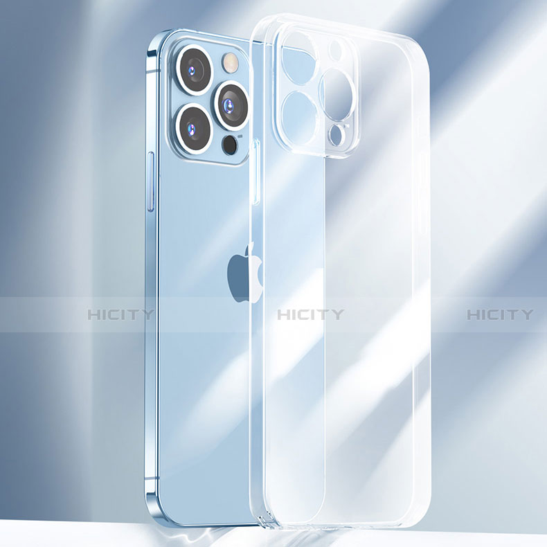 Cover Silicone Trasparente Ultra Sottile Morbida A08 per Apple iPhone 13 Pro Chiaro