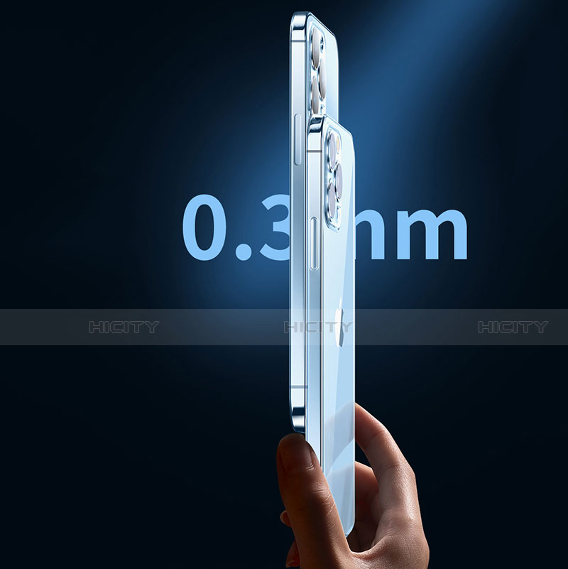 Cover Silicone Trasparente Ultra Sottile Morbida A08 per Apple iPhone 13 Pro Chiaro