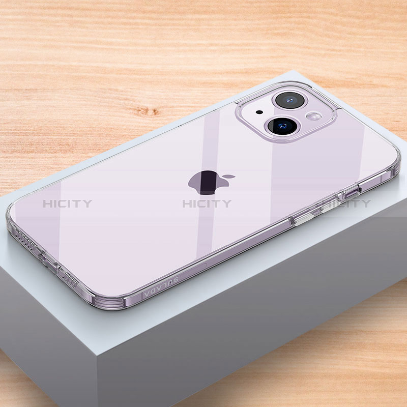 Cover Silicone Trasparente Ultra Sottile Morbida C01 per Apple iPhone 15 Plus Chiaro