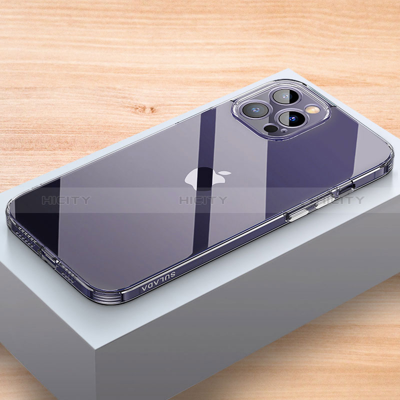 Cover Silicone Trasparente Ultra Sottile Morbida C02 per Apple iPhone 13 Pro Chiaro