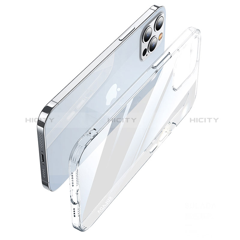 Cover Silicone Trasparente Ultra Sottile Morbida C02 per Apple iPhone 14 Pro Chiaro