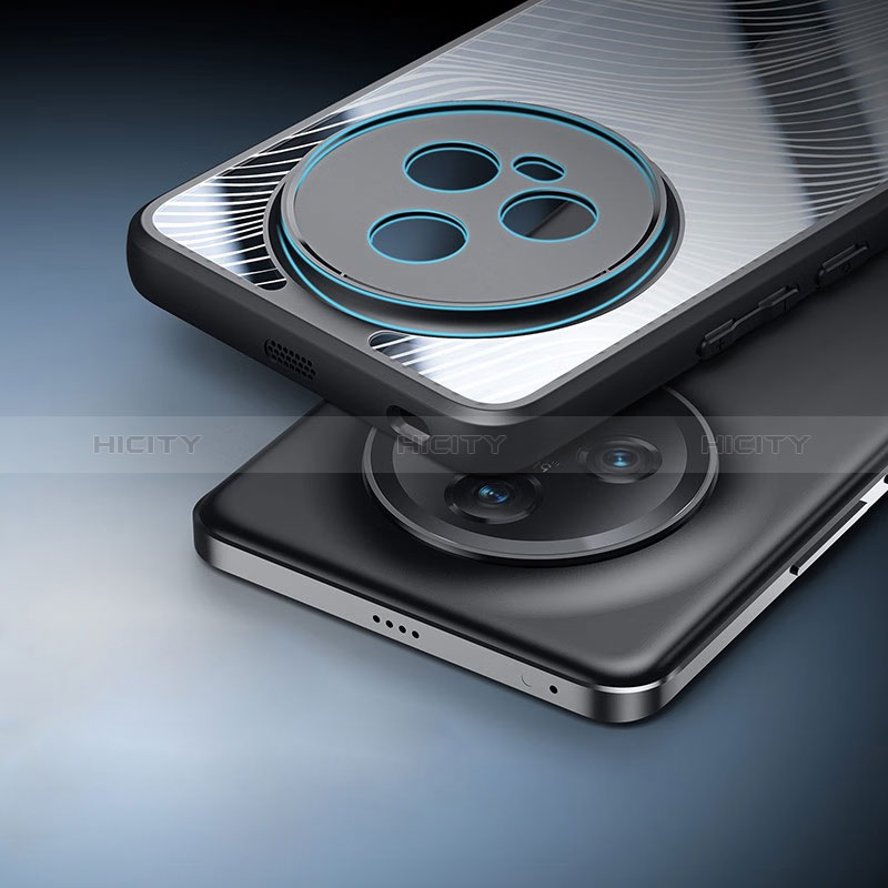 Cover Silicone Trasparente Ultra Sottile Morbida H02 per Huawei Honor Magic5 5G Nero