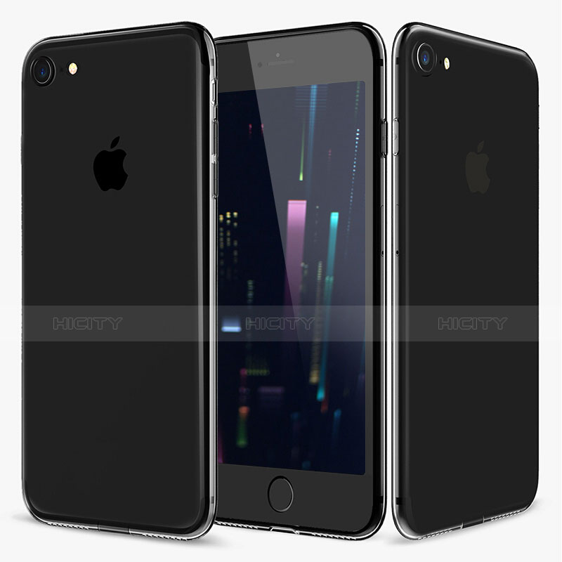 Cover Silicone Trasparente Ultra Sottile Morbida H03 per Apple iPhone 8 Chiaro