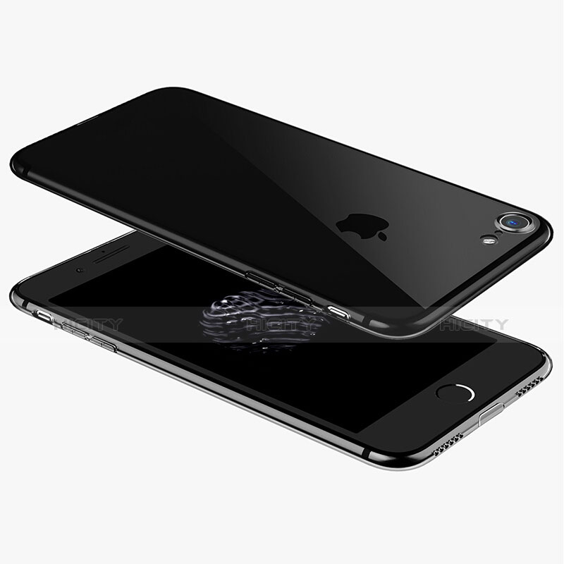 Cover Silicone Trasparente Ultra Sottile Morbida H03 per Apple iPhone 8 Chiaro