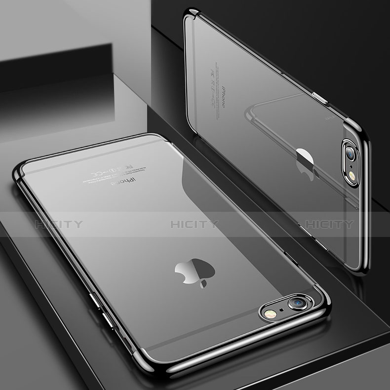 Cover Silicone Trasparente Ultra Sottile Morbida H04 per Apple iPhone 8 Grigio