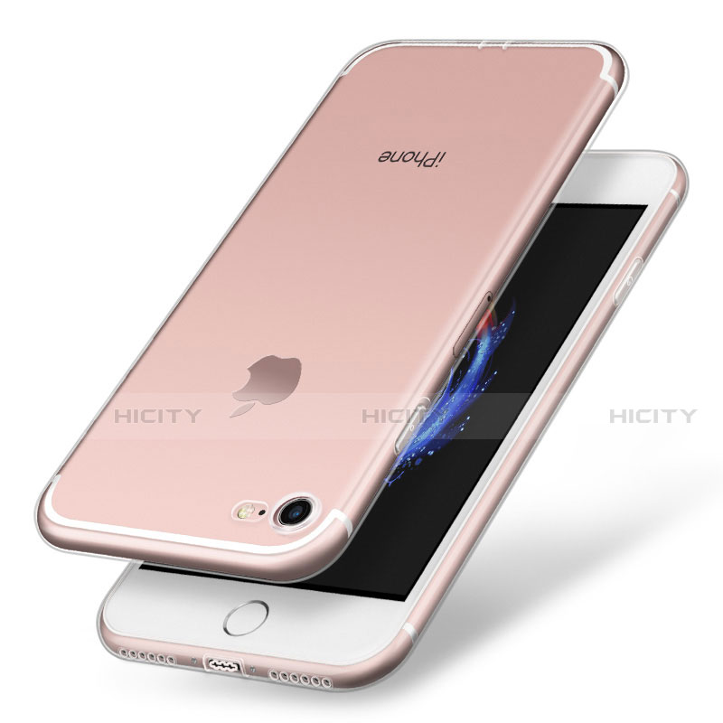 Cover Silicone Trasparente Ultra Sottile Morbida H06 per Apple iPhone SE3 2022 Chiaro