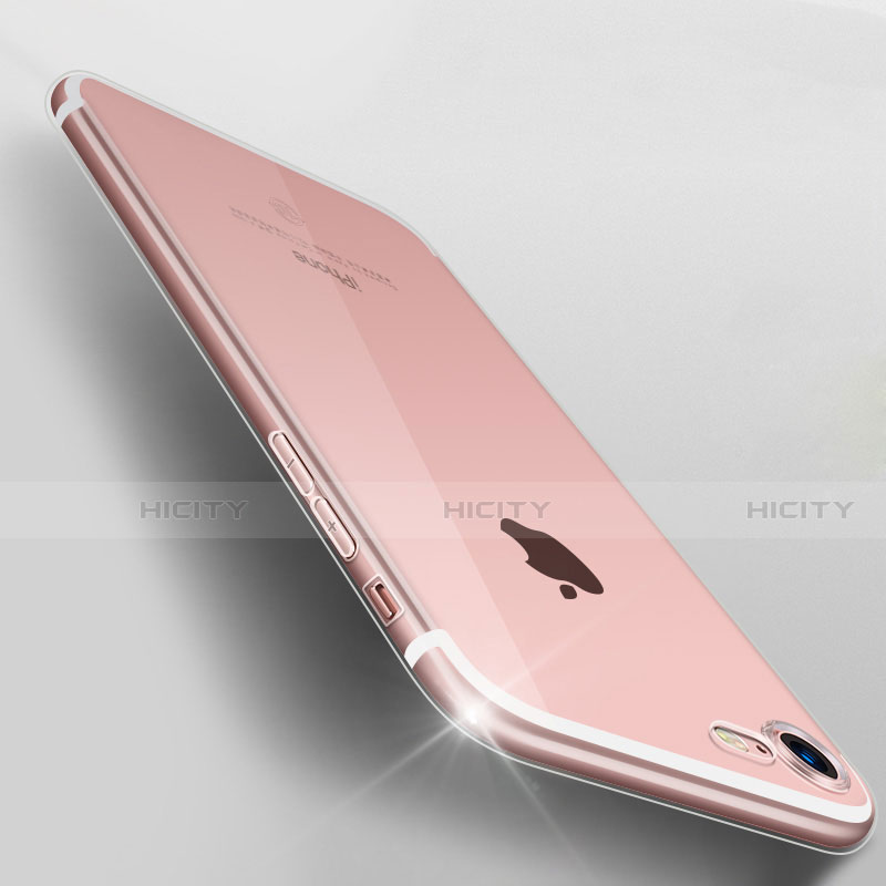 Cover Silicone Trasparente Ultra Sottile Morbida H06 per Apple iPhone SE3 2022 Chiaro