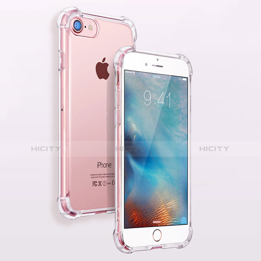 Cover Silicone Trasparente Ultra Sottile Morbida H07 per Apple iPhone 6 Plus Chiaro