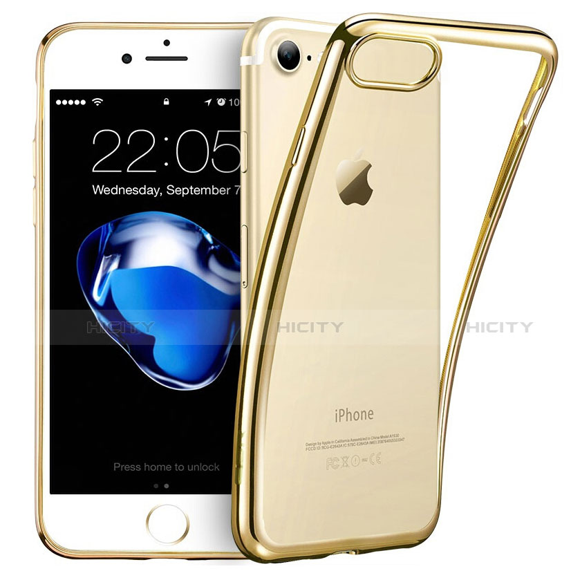 Cover Silicone Trasparente Ultra Sottile Morbida H07 per Apple iPhone SE (2020) Chiaro