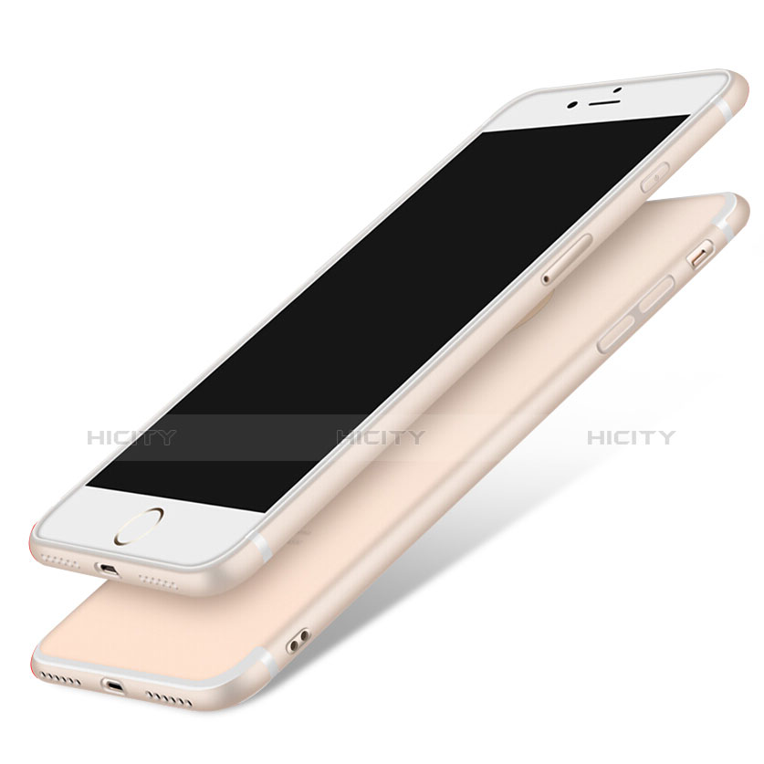 Cover Silicone Trasparente Ultra Sottile Morbida H08 per Apple iPhone 7 Bianco