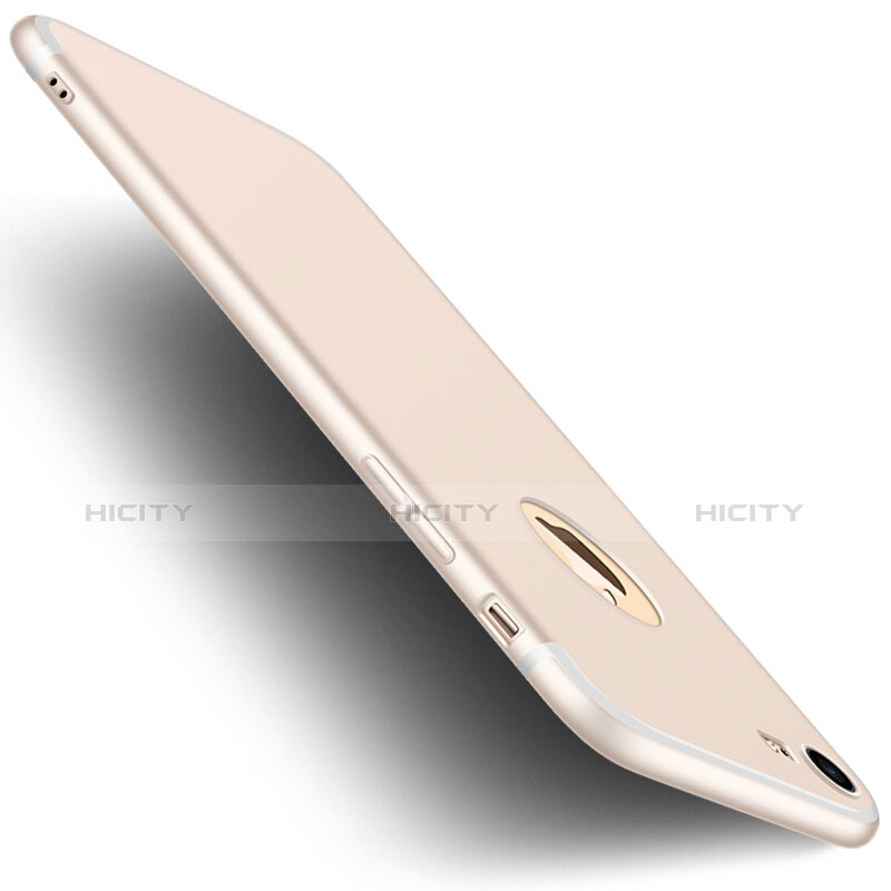 Cover Silicone Trasparente Ultra Sottile Morbida H08 per Apple iPhone 7 Bianco