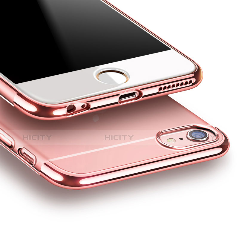 Cover Silicone Trasparente Ultra Sottile Morbida H09 per Apple iPhone 6S Plus Rosa