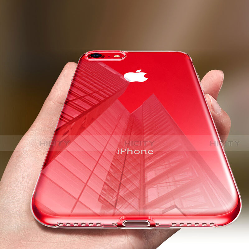 Cover Silicone Trasparente Ultra Sottile Morbida H09 per Apple iPhone SE (2020) Chiaro