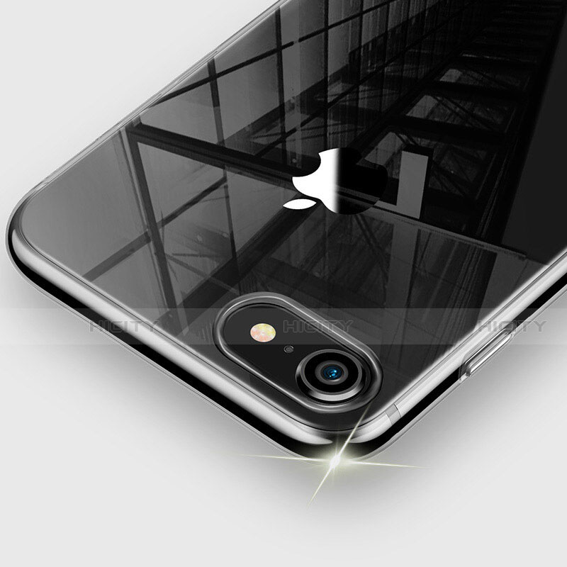 Cover Silicone Trasparente Ultra Sottile Morbida H09 per Apple iPhone SE (2020) Grigio