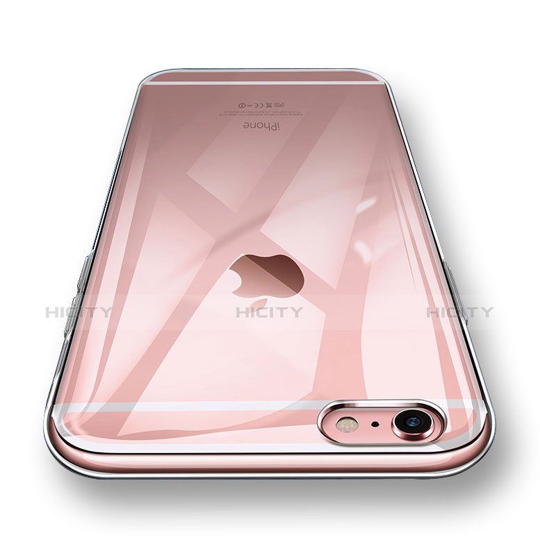 Cover Silicone Trasparente Ultra Sottile Morbida H10 per Apple iPhone 6S Plus Chiaro
