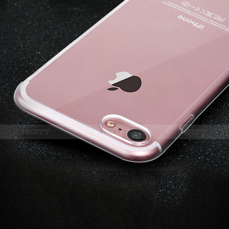 Cover Silicone Trasparente Ultra Sottile Morbida H10 per Apple iPhone 7 Chiaro