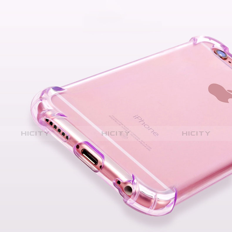 Cover Silicone Trasparente Ultra Sottile Morbida H11 per Apple iPhone 6 Viola