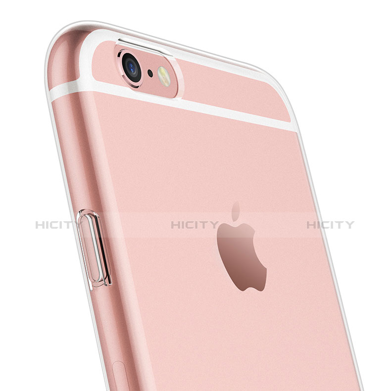 Cover Silicone Trasparente Ultra Sottile Morbida H12 per Apple iPhone 6 Chiaro