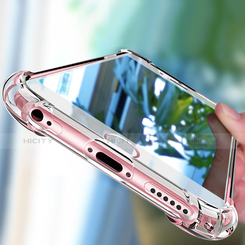 Cover Silicone Trasparente Ultra Sottile Morbida H14 per Apple iPhone 6 Chiaro
