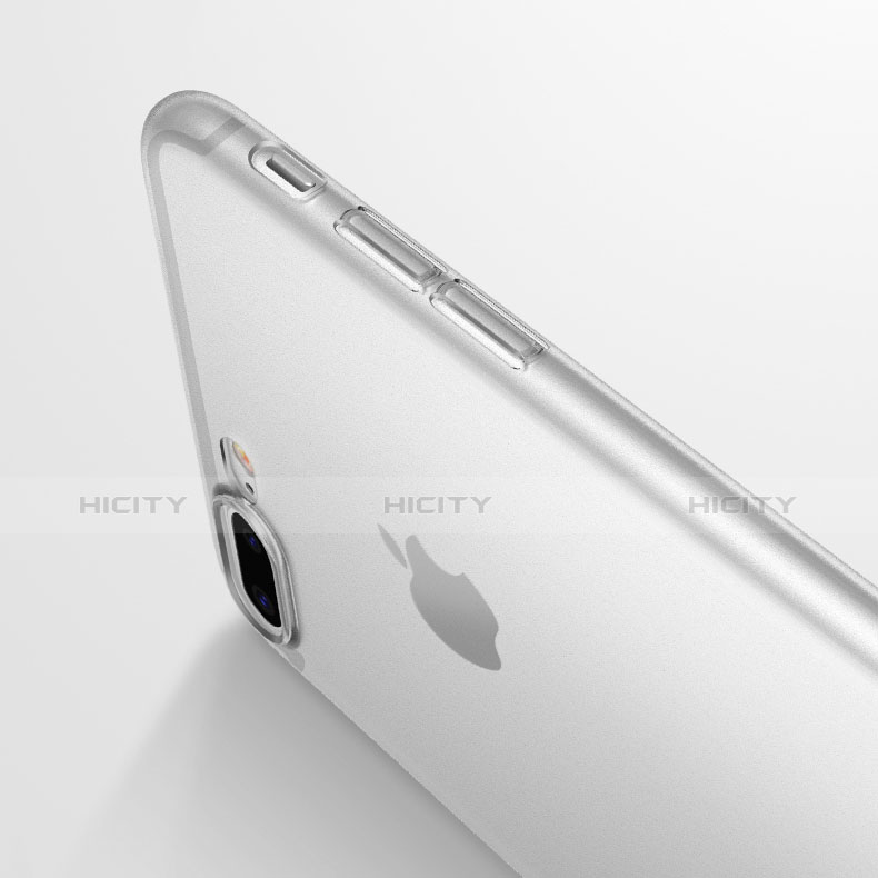 Cover Silicone Trasparente Ultra Sottile Morbida H22 per Apple iPhone 8 Plus Chiaro