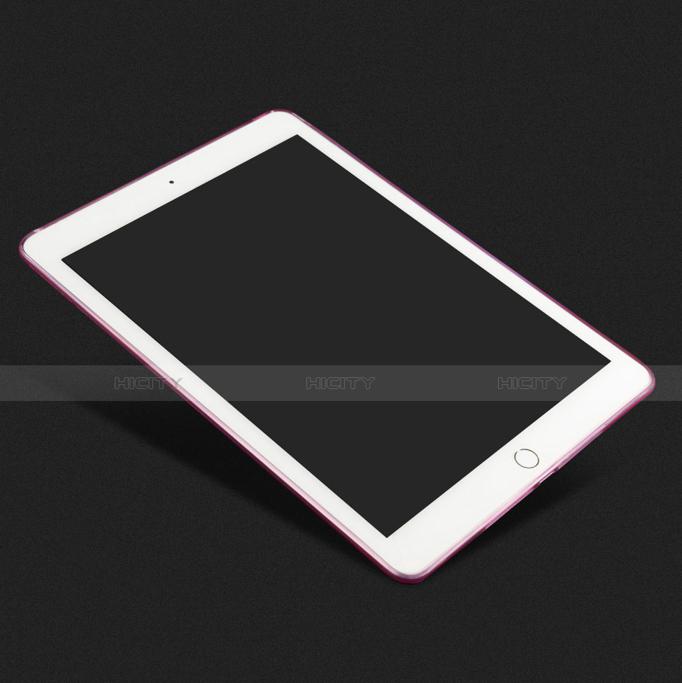 Cover Silicone Trasparente Ultra Sottile Morbida per Apple iPad Air 2 Rosa