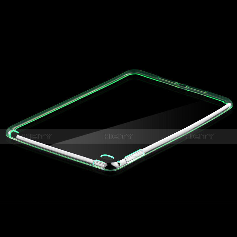 Cover Silicone Trasparente Ultra Sottile Morbida per Apple iPad Mini 4 Verde