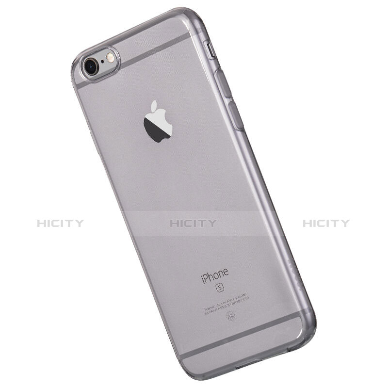 Cover Silicone Trasparente Ultra Sottile Morbida per Apple iPhone 6S Grigio