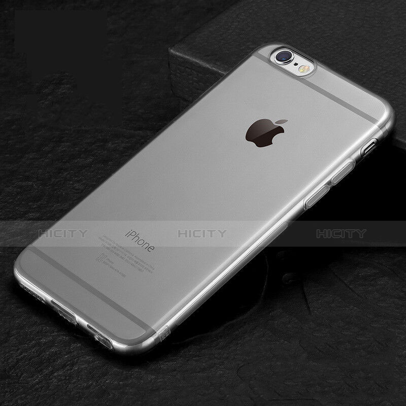 Cover Silicone Trasparente Ultra Sottile Morbida per Apple iPhone 6S Grigio