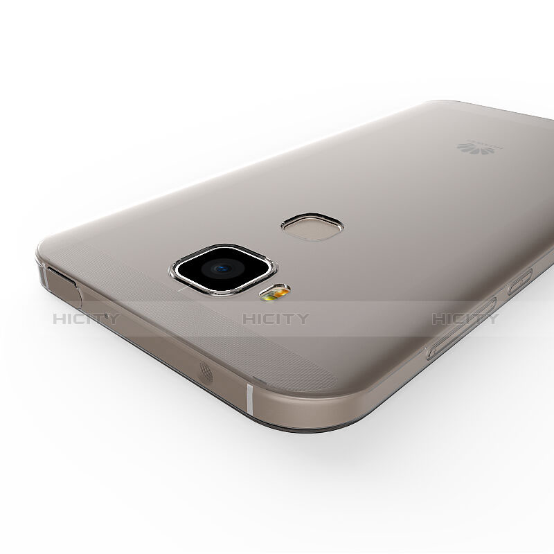 Cover Silicone Trasparente Ultra Sottile Morbida per Huawei G7 Plus Grigio
