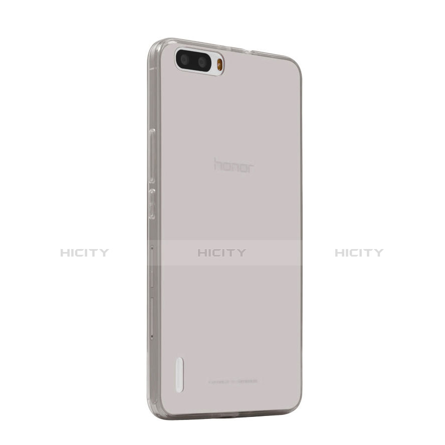 Cover Silicone Trasparente Ultra Sottile Morbida per Huawei Honor 6 Plus Grigio