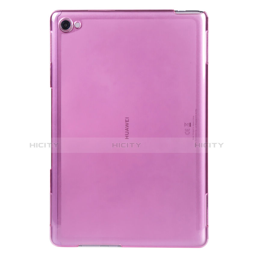 Cover Silicone Trasparente Ultra Sottile Morbida per Huawei MediaPad C5 10 10.1 BZT-W09 AL00 Rosa