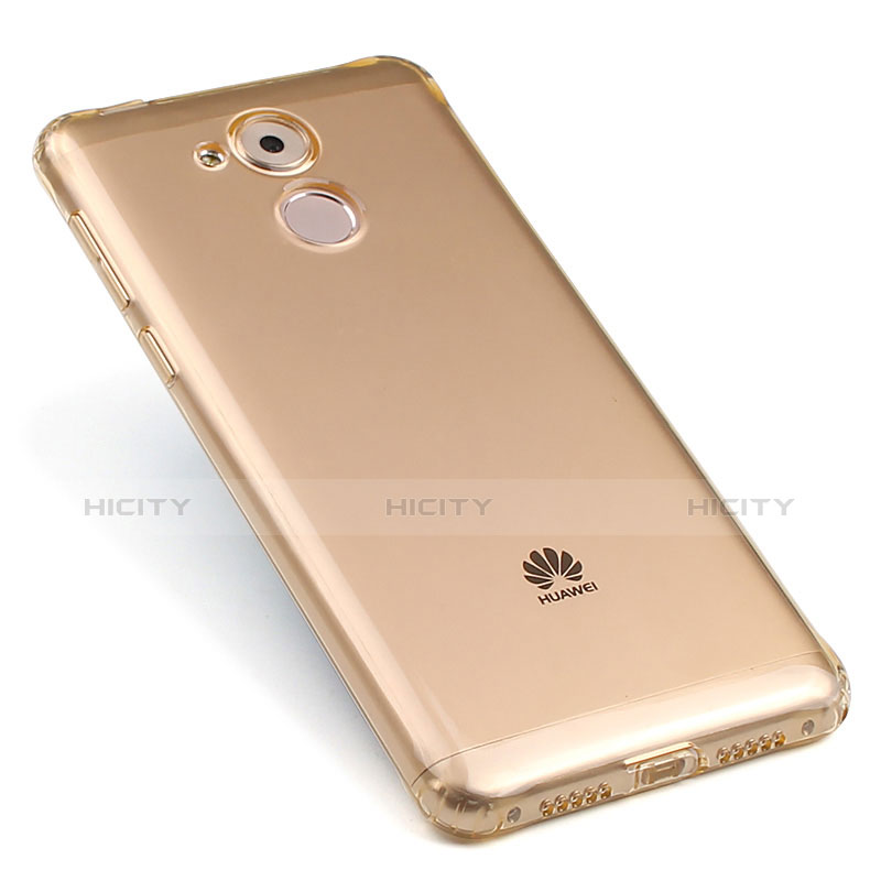 Cover Silicone Trasparente Ultra Sottile Morbida per Huawei Nova Smart Oro